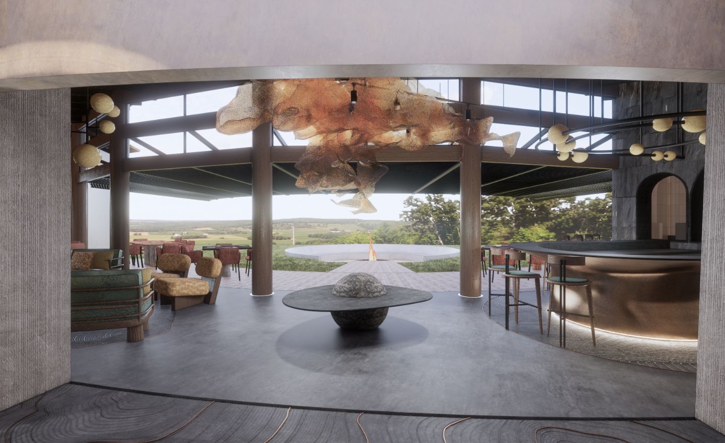 An aerial Sanctuary, with everything at hand